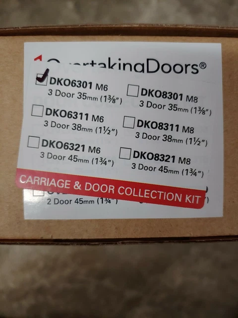 CaviSlider DKO6301C CARRIAGE AND DOOR COLLECTION KIT