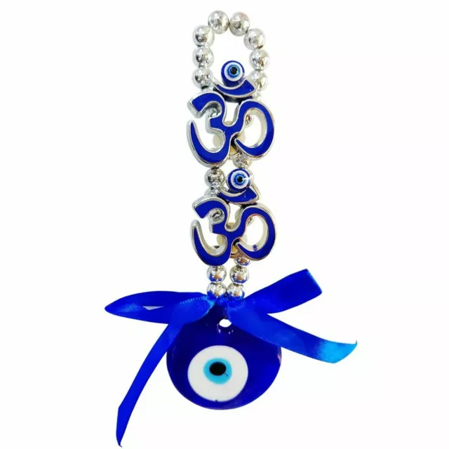 Indian Traditional Om Evil Eye Hanging For Home Good Luck Success & Prosperity