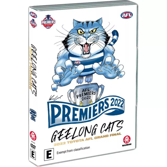 BRAND NEW AFL Premiers 2022 - Geelong Cats Grand Final DVD | vs Sydney Swans