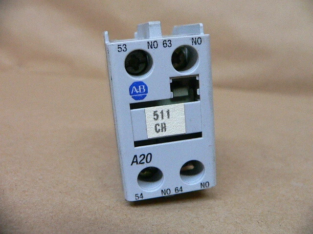 Allen-Bradley Front Mount Auxiliary Contacts 100-FA20