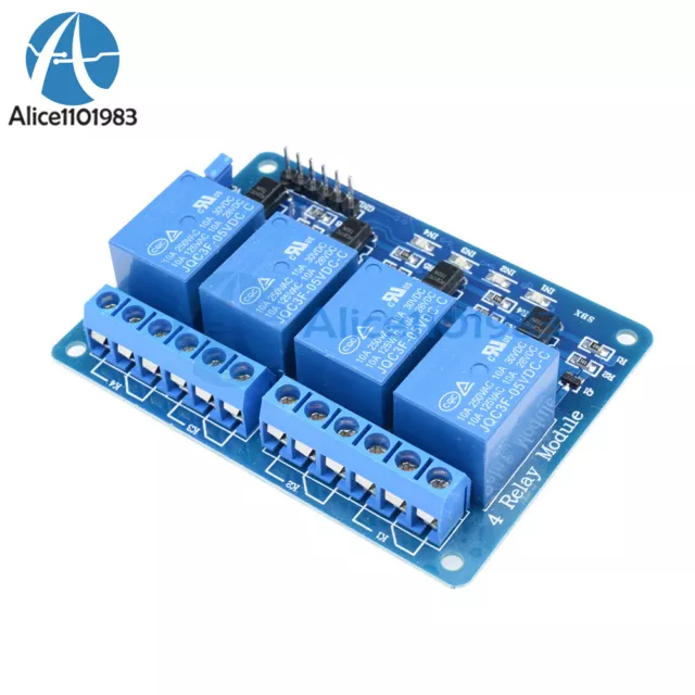 5V Four 4-CH Channel Relay Module With optocoupler For PIC AVR DSP ARM Arduino