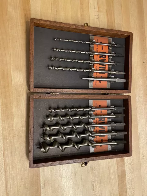 Vintage hand drill German brand Flott 4 bits for free
