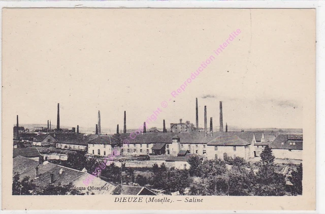 CPA 57260 Dieuze Saline