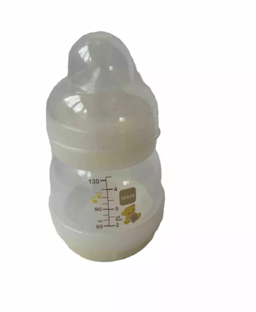 Mam Baby Bottle 5 Oz Anti Colic Slow Flow Nipple 1 BPA Free Plastic