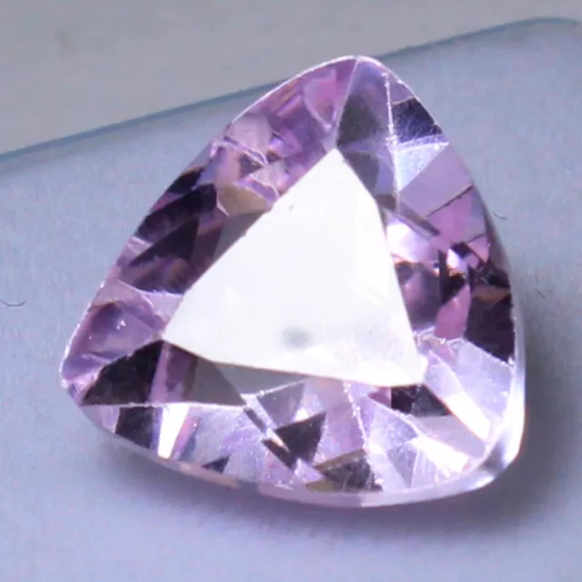 6.80 CT Certifié Brésil Rose Morganite Naturel 11x11 MM Trillion Superbe Gemmes