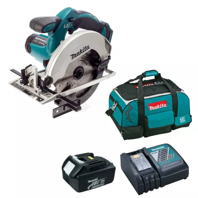 MAKITA 18V DSS611 CIRCULAR SAW 1 BL1830 BATTERY 240v DC18RC CHARGER 4 PIECE BAG