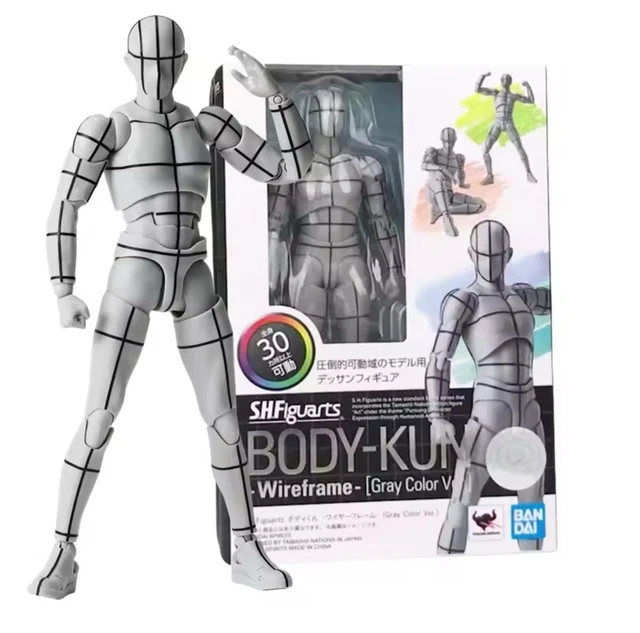 BANDAI SHFIGUARTS B0DY-KUN cadre métallique figurine artiste Art EUR 76 ...