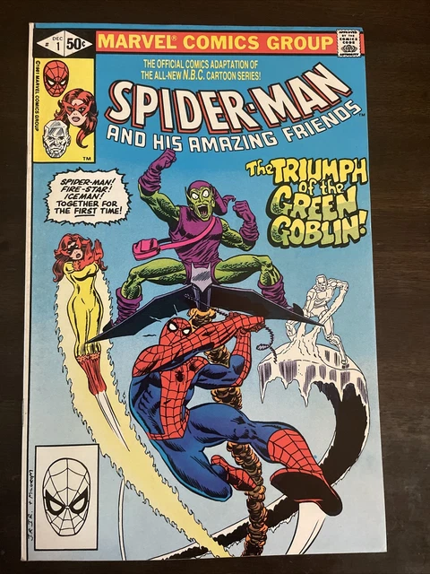 Spider-Man And His Amazing Friends #1 1St App Firestar Marvel Comics Fn/Vf