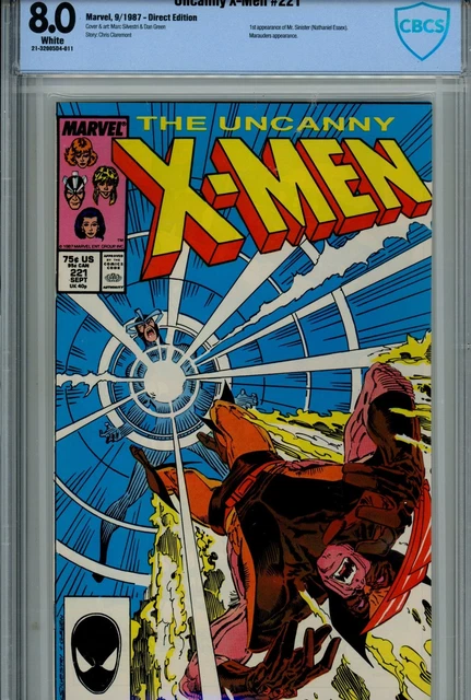 The Uncanny X-Men Vol 1 #221 Marvel CBCS 8.0 VF (1987)