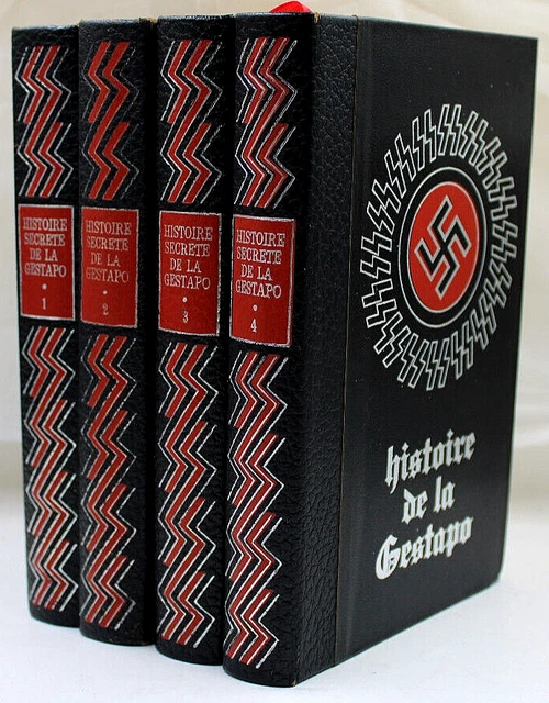 Histoire Secrète De La Gestapo Par Jean Dumont - 4 Volumes - Édition Crémille 1971 - Rare