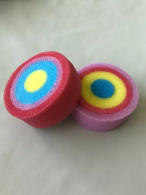 Circle Sponges Multi-colored - 2 pack