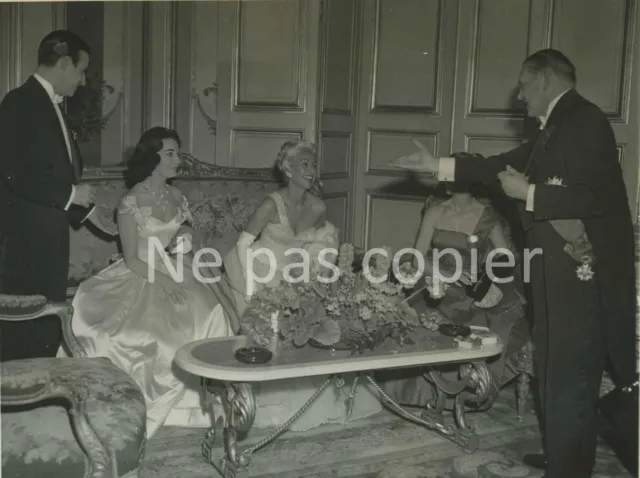 RENE COTY président de la République vers 1955 photo 16 x 22 cm