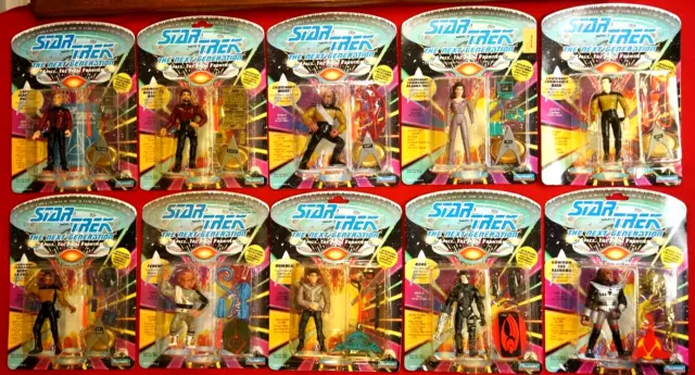 Playmates VTG Star Trek The Next Generation Action Figures *You Pick*  1992-'94