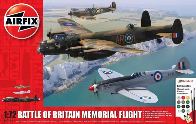 Airfix 1/72 Battle of Britain Memorial Flight Plastic Model Kit A50182