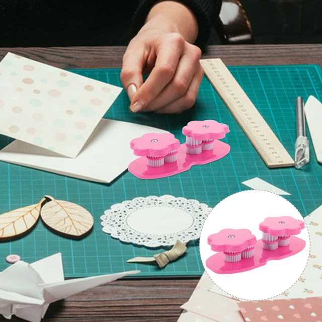 Garosa Crimpatrice Per Quilling Carta Viola, Utensile Fai Da Te Per Piegare Strisce, Plastica, Dimensioni 7x4x4,5 Cm