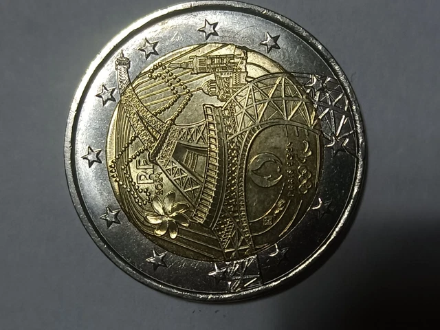 Pièce de 2 euros Jeux Olympiques Paris 2024 Tour Eiffel Etat NEUF | Rakuten