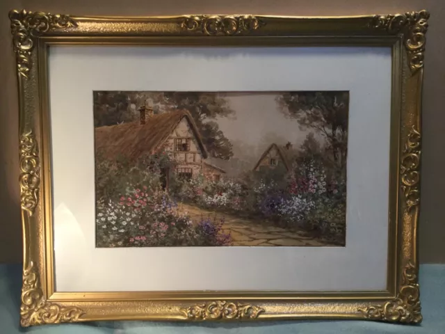 Harold Foster Country Cottage Early 20th Century Framed Painting