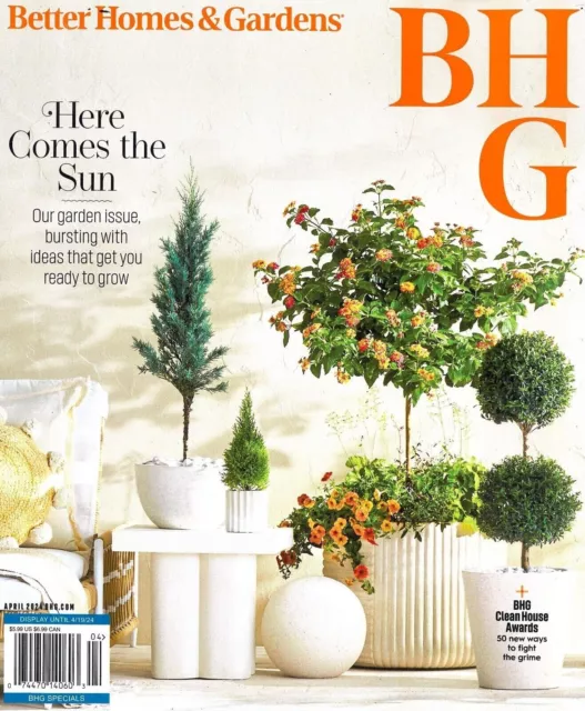 BETTER HOMES & Gardens Magazine April 2024 Here Comes The Sun Free
