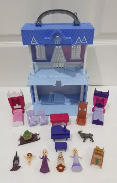 DISNEY FROZEN ADVENTURES ARENDELLE CASTLE PLAYSET WITH FIGURES sven ELSA anna