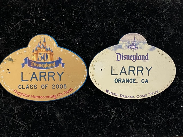 disney-cast-member-name-tag-walt-disneyland-resort-employee-badge