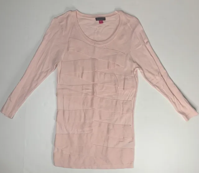 Womens Size M Medium Vince Camuto Pink Tunic Sweater
