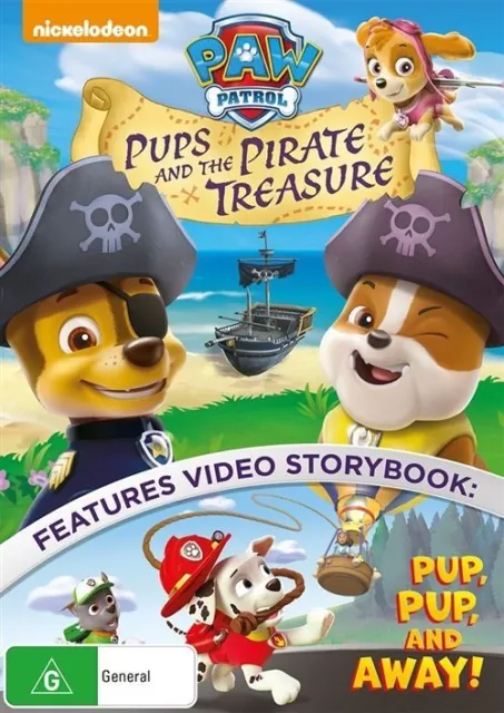 Paw Patrol: Pups and the Pirate Treasure DVD Region 4 New Sealed