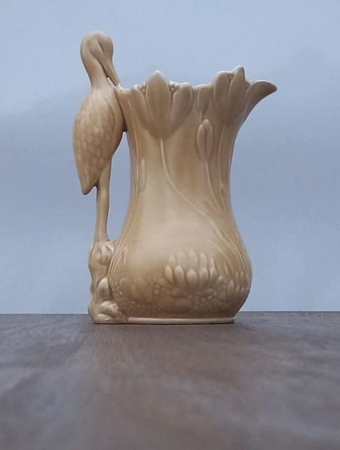 Vintage sylvac large buff/Beige Stork Jug Vase