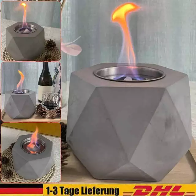 Tischkamin Tischfeuer Bio-Ethanol Terassenfeuer Kamin Indoor Outdoor Dekokamin