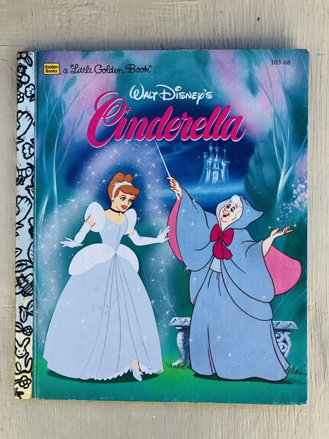 Cinderella Little Golden Book Vintage 1986 Hardcover Walt Disneys Classic 1980s