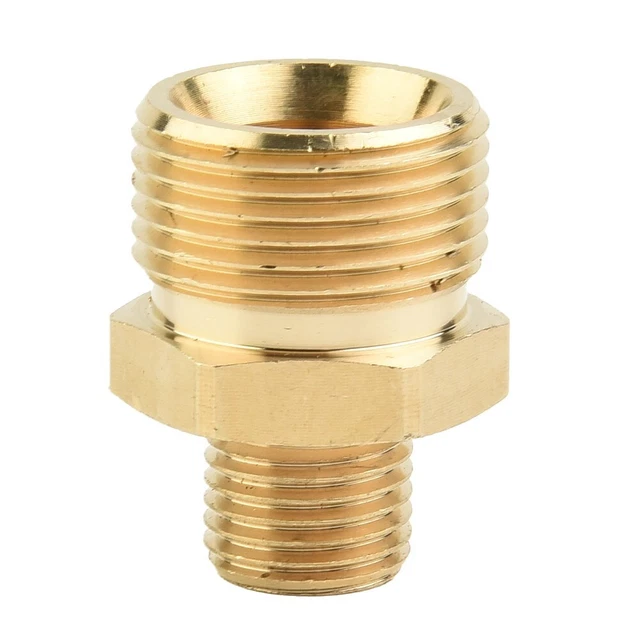 Adattatore tubo lavatrice alta pressione ottone M22 x1 5 AG x 14 resistenza alla