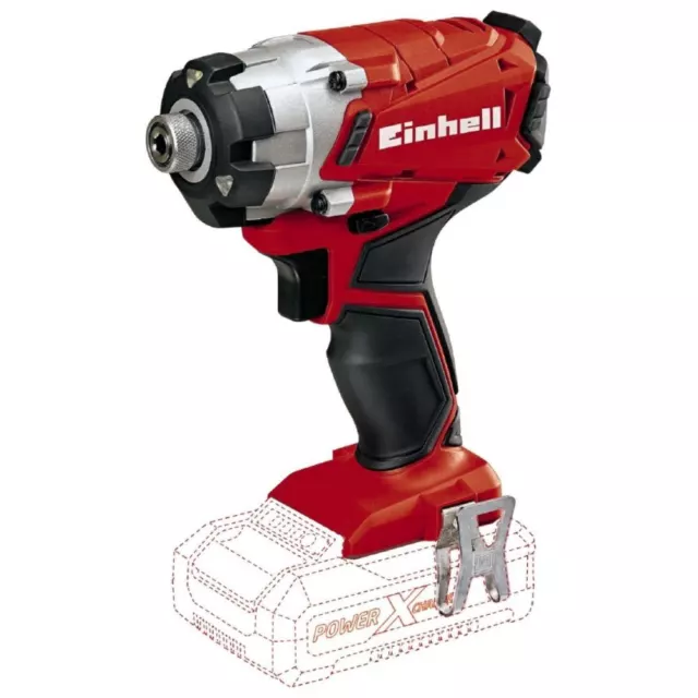 Atornillador de impacto a batería EINHELL 18V TE-CI 18/1 Li | sin batería sin cargador 2