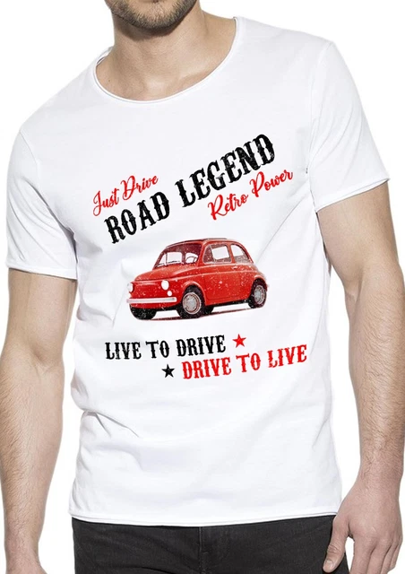 T-Shirt 500 automobile Uomo Abbigliamento 100% Cotone Taglia dalla S a XXL 2