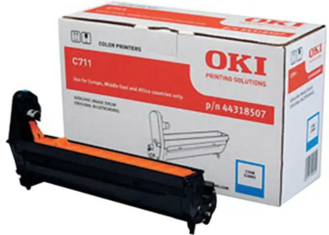 Oki C711 Cyan Image Drum 20K 44318507