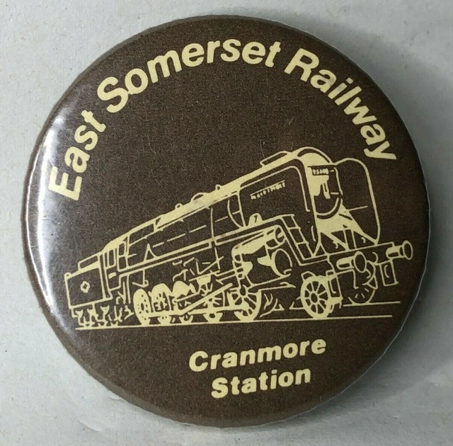 East Somerset Railway Cranmore Station Souvenir Badge 1980's 36 mm diameter