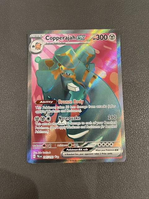 Pokémon TCG Copperajah ex Scarlet & Violet - Paldea Evolved 245/193 Holo...