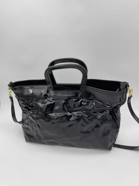 RALPH LAUREN Italy Patent Leather Large Tote Bag Purse Handbag