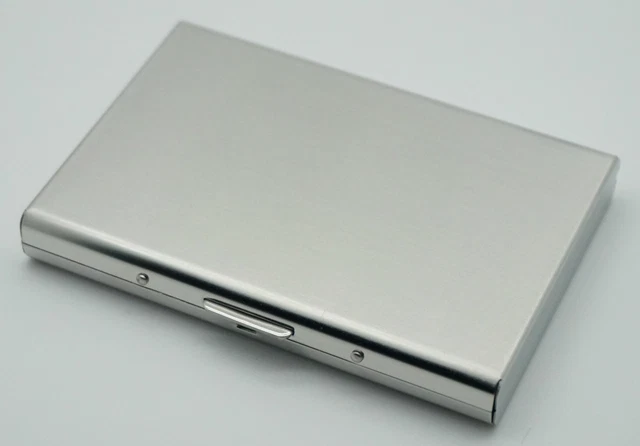 Aluminum Business ID Credit Card Portable Holder Case Box Mini Wallet