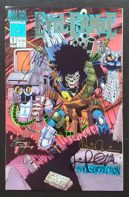 Evil Ernie #1 Resurrection 5X Signed!! Quesada Morales Pulido Hughes Palmiotti
