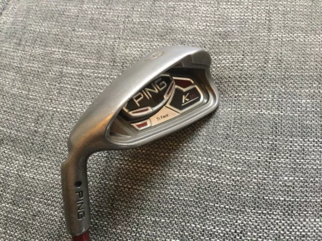 Ping K15 Golgschläger Eisen 6, SR Flex, schwarzer Punkt, LH, Top Zustand!