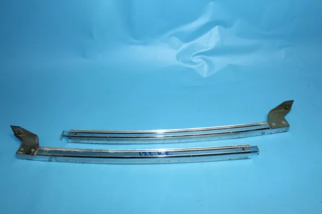 Mercedes W123 Baguette Chrome Moulure Rail Porte Arrière Droite + Gauche