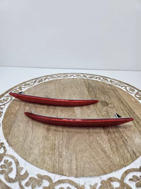 2008 BMW 535xi REAR RIGHT AND LEFT BUMPER MARKER REFLECTOR SET OEM