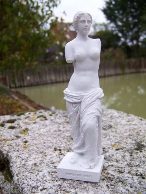 Re0012   Figurine Statuette Reproduction 15 Cm Venus  Milo Style Albatre Louvre