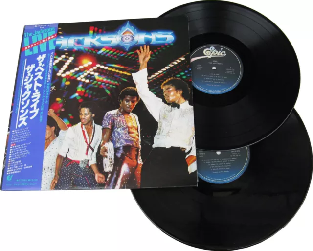 Michael Jackson Jacksons LIVE Album Disque 33t 12" LP Vinyl Record JAPAN 1981