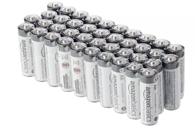 VARTA Piles AA, lot de 40, Industrial Pro, Batterie Alcaline, 1,5V, pack de  stockage en emballage écologique, Made in Germany [Exclusif sur ]