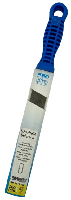 1 x PFERD Schärffeile Universal 200 mm Hieb 2 mit Heft SB 1212 ruk