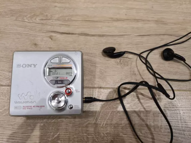 Sony MZ-R410 MD Walkman Portable MiniDisc Player Recorder - Tested and working