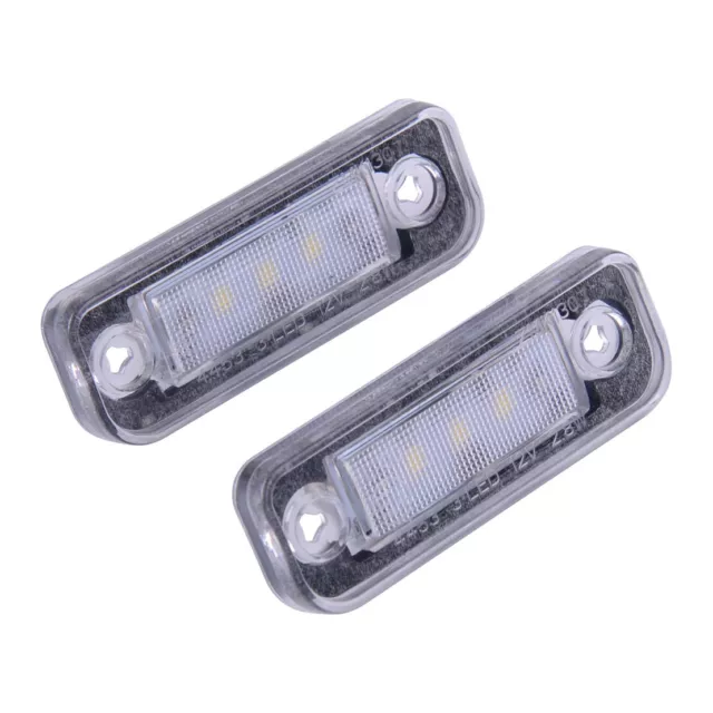 2pcs Luci targa per Mercedes Benz W203 5D W211 W219 R171 LED License Plate Light