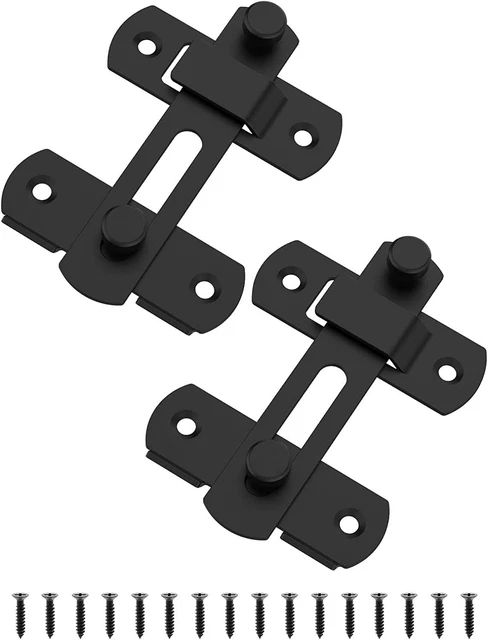 Sliding Barn Door Lock, Stainless Steel Gate Latches Flip Latch Safety Door Bolt