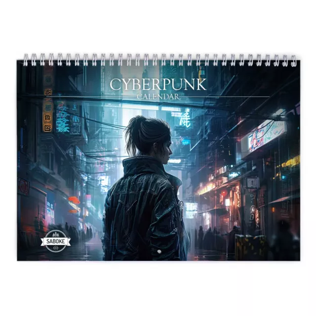 CYBERPUNK 2024 WALL Calendar 24.99 PicClick
