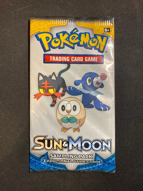 Sun & Moon Base Sampling Booster Pack Pokemon card UK/US Exclusive Mint frm box